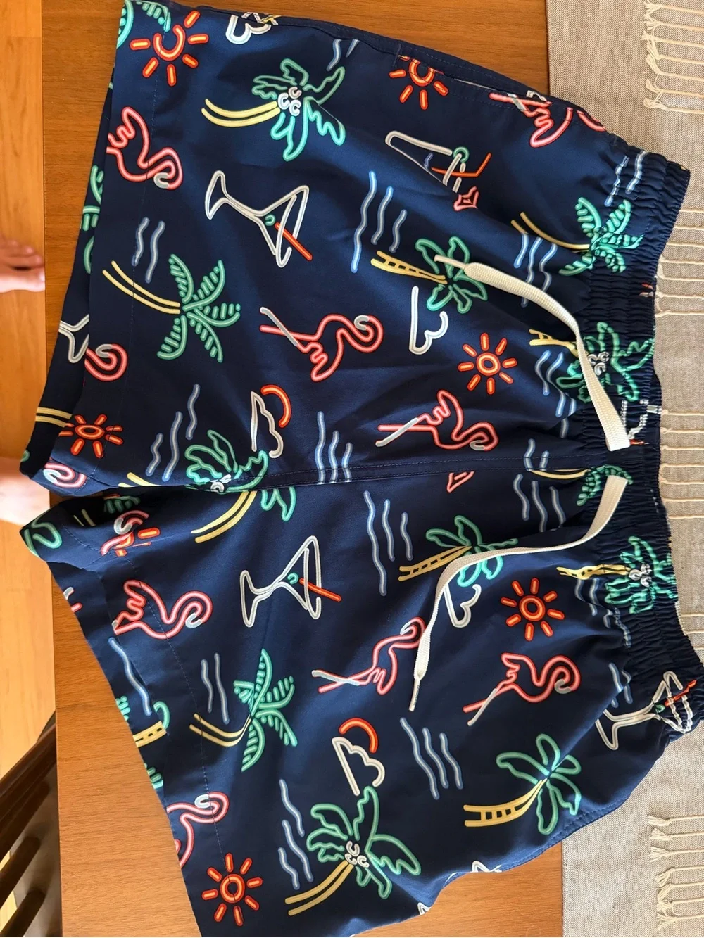 Chubbies Tropical Neon Print Swim Trunks